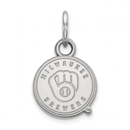 Milwaukee Brewers Sterling Silver Extra Small Pendant