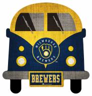 Milwaukee Brewers Team Bus Sign