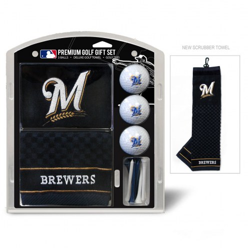 Milwaukee Brewers Golf Gift Set
