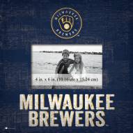 Milwaukee Brewers Team Name 10" x 10" Picture Frame