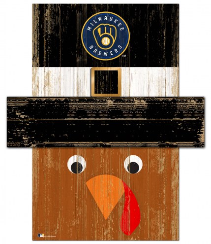 Milwaukee Brewers Turkey Head Sign