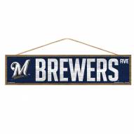 Milwaukee Brewers Wood Avenue Sign