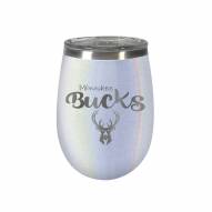 Milwaukee Bucks 10 oz. Opal Blush Wine Tumbler