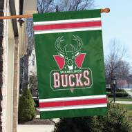 Milwaukee Bucks Applique 2-Sided Banner Flag