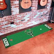 Milwaukee Bucks Golf Putting Green Mat