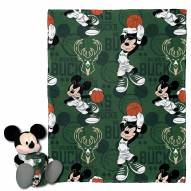 Milwaukee Bucks Mickey Hugger Pillow & Blanket Set