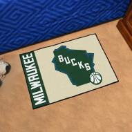 Milwaukee Bucks Uniform Inspired Starter Rug