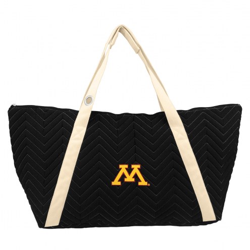 Minnesota Golden Gophers Chevron Stitch Weekender Bag