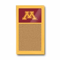 Minnesota Golden Gophers Cork Note Board
