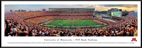 Minnesota Golden Gophers Football Standard Framed Panorama