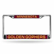 Minnesota Golden Gophers Laser Chrome License Plate Frame