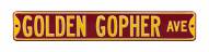 Minnesota Golden Gophers NCAA Embossed Street Sign