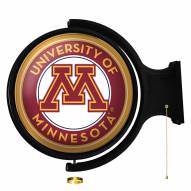 Minnesota Golden Gophers Round Rotating Lighted Wall Sign