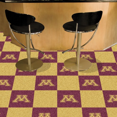 Minnesota Golden Gophers Team Carpet Tiles