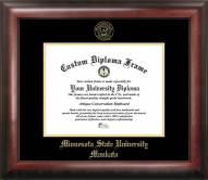 Minnesota State Mavericks Gold Embossed Diploma Frame