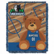 Minnesota Timberwolves Half Court Baby Blanket