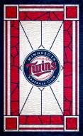 Minnesota Twins 11" x 19" Stained Glass Sign