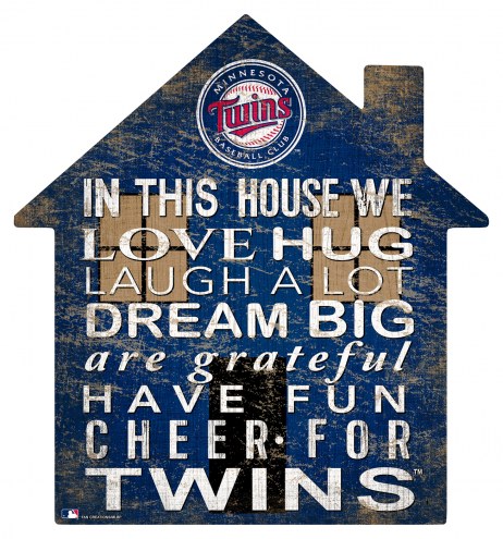 Minnesota Twins 12&quot; House Sign