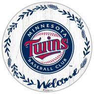 Minnesota Twins 12" Welcome Circle Sign