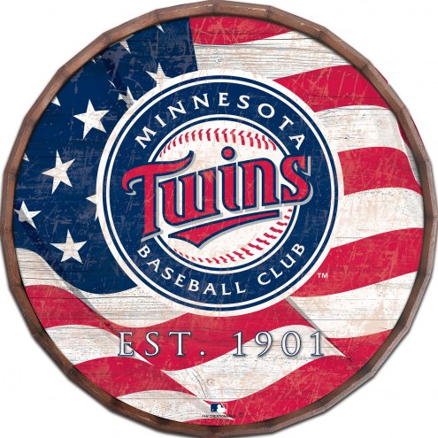 Minnesota Twins 16&quot; Flag Barrel Top