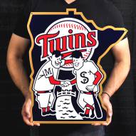 Minnesota Twins 24" Steel Logo Sign