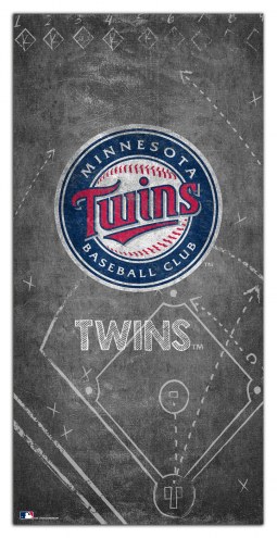 Minnesota Twins 6&quot; x 12&quot; Chalk Playbook Sign