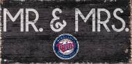 Minnesota Twins 6" x 12" Mr. & Mrs. Sign