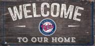 Minnesota Twins 6" x 12" Welcome Sign