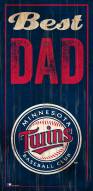 Minnesota Twins Best Dad Sign