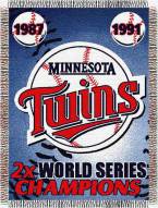 Minnesota Twins Commemorative Throw Blanket