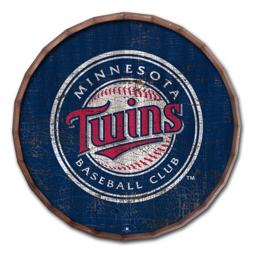 Minnesota Twins Cracked Color 16&quot; Barrel Top