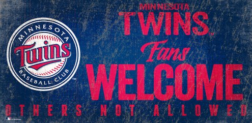 Minnesota Twins Fans Welcome Sign