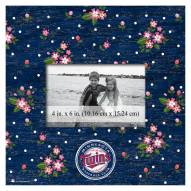 Minnesota Twins Floral 10" x 10" Picture Frame