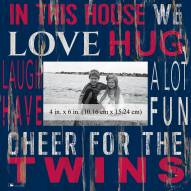 Minnesota Twins In This House 10" x 10" Picture Frame