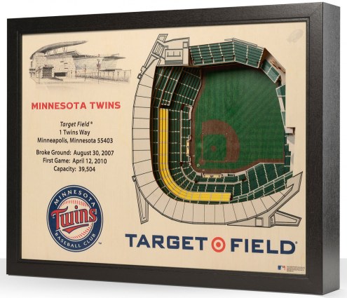 Minnesota Twins 25-Layer StadiumViews 3D Wall Art