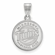 Minnesota Twins Sterling Silver Medium Pendant