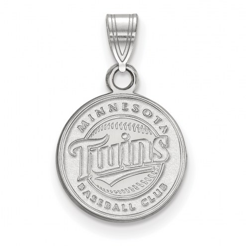 Minnesota Twins Sterling Silver Small Pendant