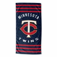 Minnesota Twins Stripes Beach Towel