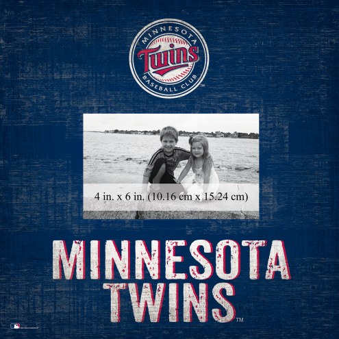 Minnesota Twins Team Name 10&quot; x 10&quot; Picture Frame