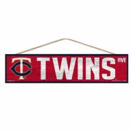 Minnesota Twins Wood Avenue Sign