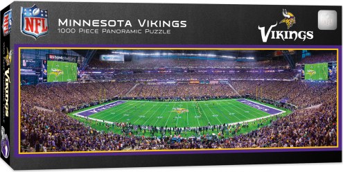 Minnesota Vikings 1000 Piece Panoramic Puzzle