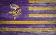 Minnesota Vikings 11" x 19" Distressed Flag Sign