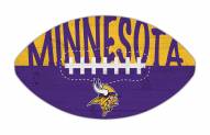 Minnesota Vikings 12" Football Cutout Sign
