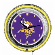 Minnesota Vikings 14" Neon Clock