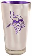 Minnesota Vikings 16 oz. Electroplated Pint Glass