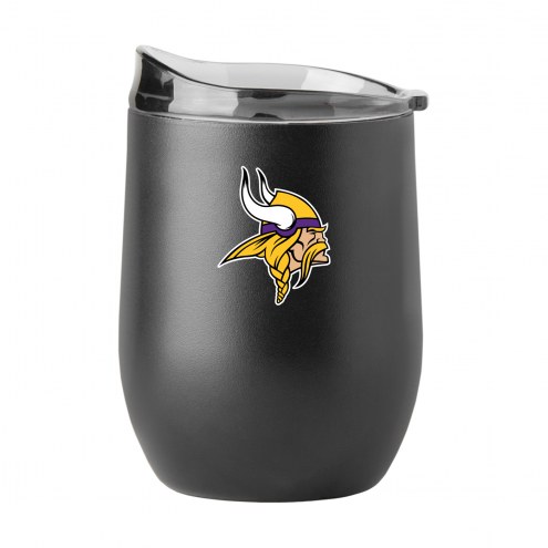 Minnesota Vikings 16 oz. Swagger Powder Coat Curved Beverage Glass