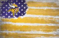 Minnesota Vikings 17" x 26" Flag Sign