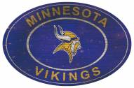 Minnesota Vikings 46" Heritage Logo Oval Sign