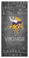 Minnesota Vikings 6" x 12" Chalk Playbook Sign