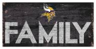 Minnesota Vikings 6" x 12" Family Sign